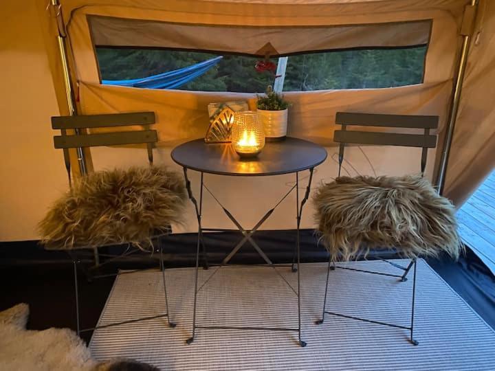 Glamping Tent With Amazing View In The Forest تورسبي المظهر الخارجي الصورة